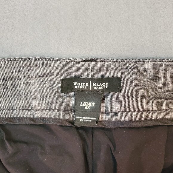 White House Black Market Women's Pants Modern Straight Leg Gray Black 6S - Picture 5 of 13